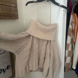 Cozy Cream Cable Knit Sweater
